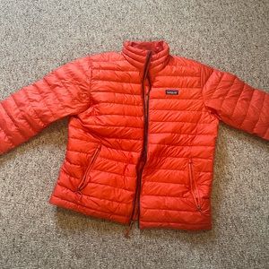Orange Patagonia puffer L MENS